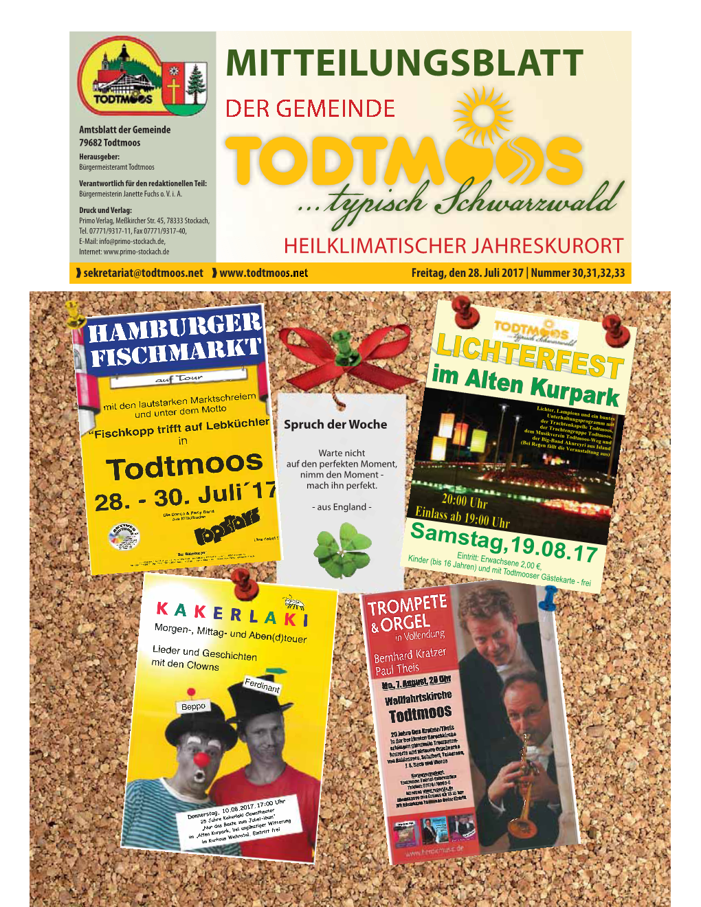 Mitteilungsblatt