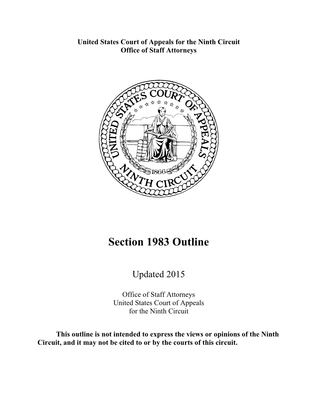 Section 1983 Outline