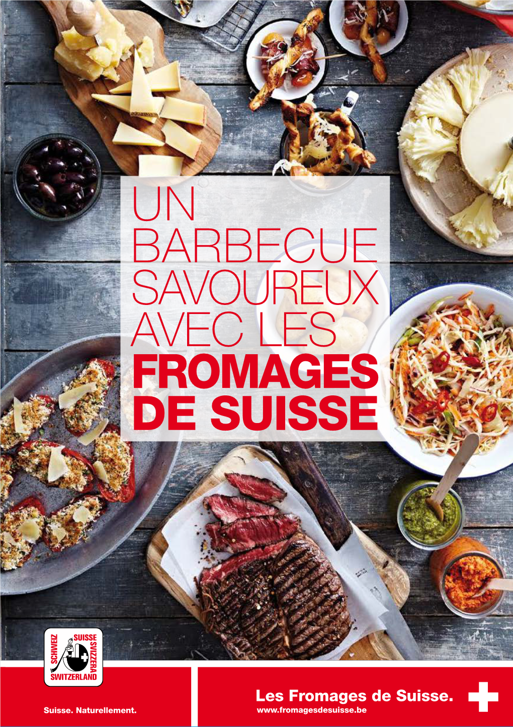 Un Barbecue Savoureux Avec Les Fromages De Suisse