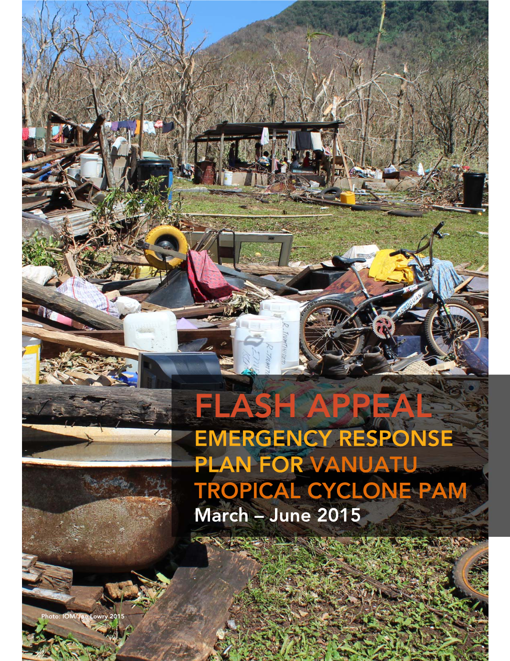 Vanuatu Tcpam Flash Appeal