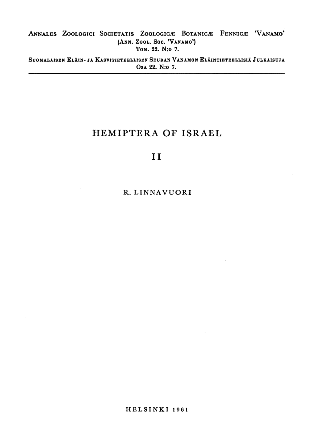 Hemiptera of Israel