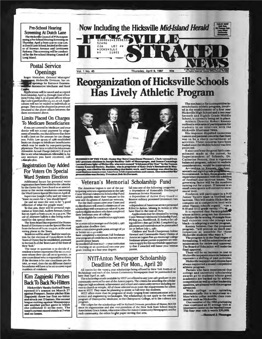 Reorganizati of Hicksville Sch