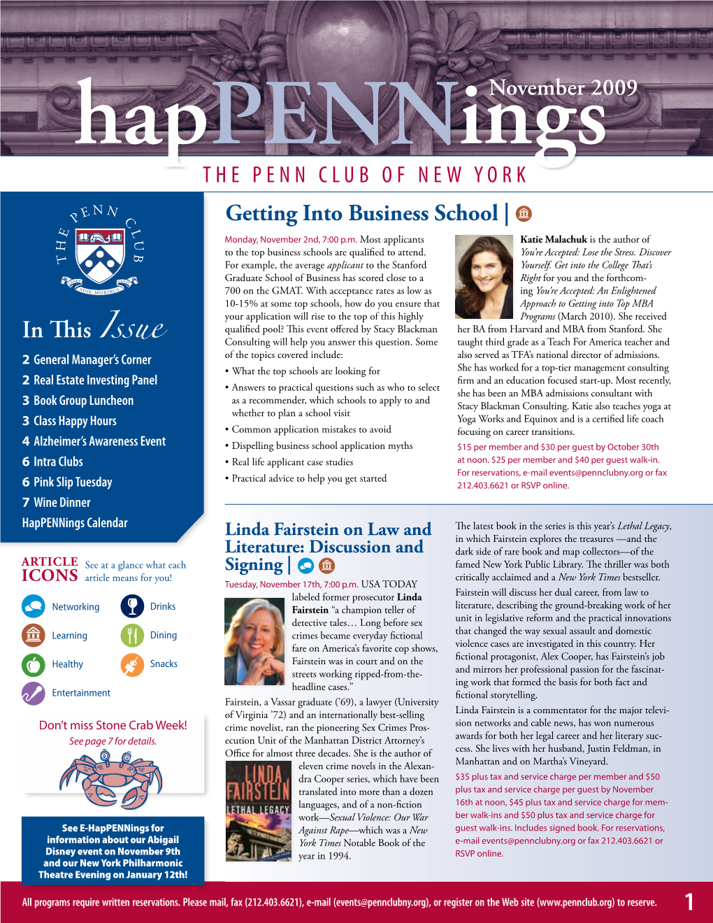 In This Issue of Happennings As Well As in Our Club During This Busy Season, I Encourage You to Make On-Line Newsletter, E-Happennings