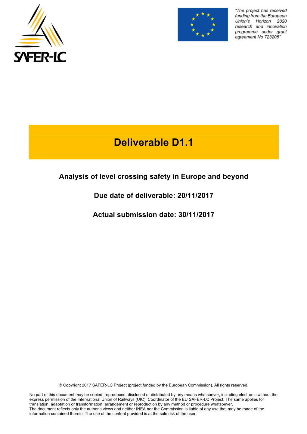 Analysis of Level Crossing Safety in Europe and Beyond