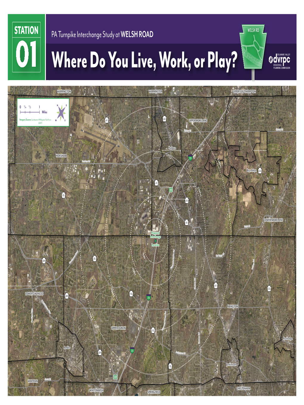 PA Turnpike Interchange Study at WELSH ROAD WELSH RD