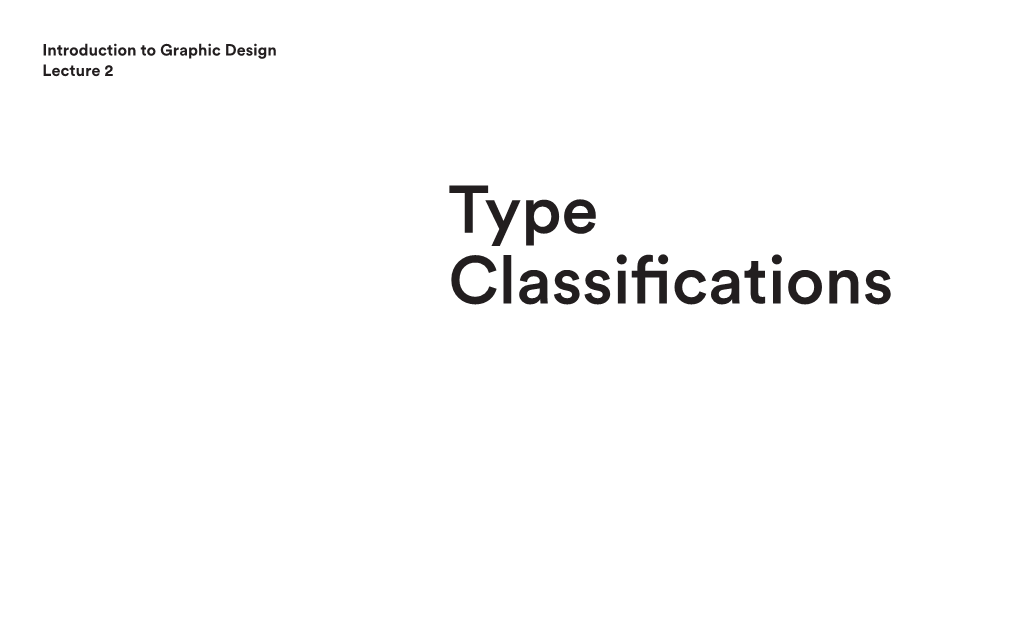 Introduction to Graphic Design Lecture 2