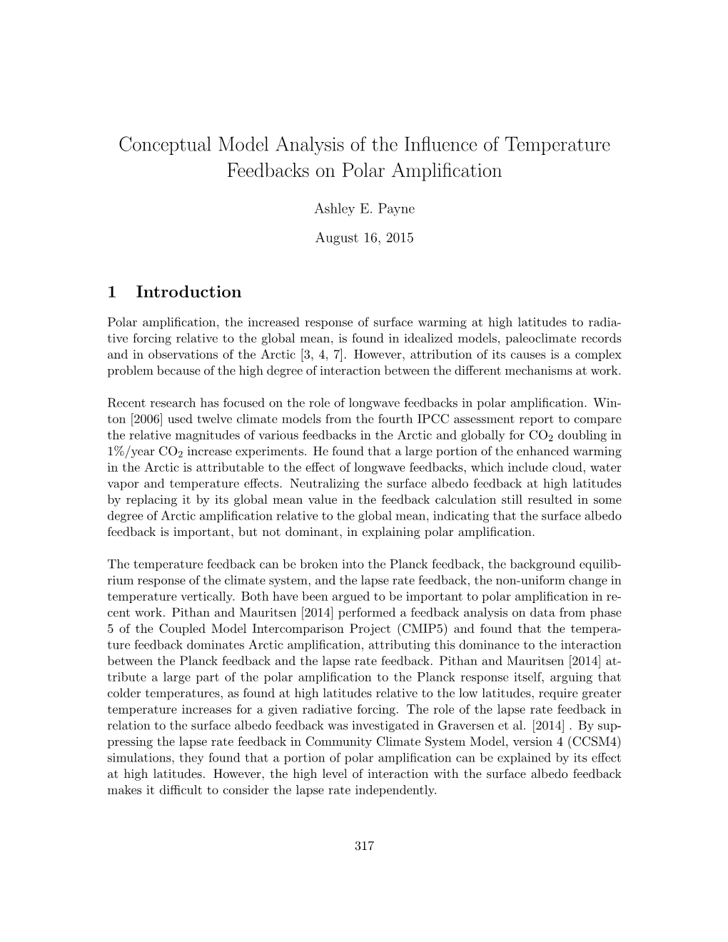 Conceptual Model Analysis of the Influence of Temperature
