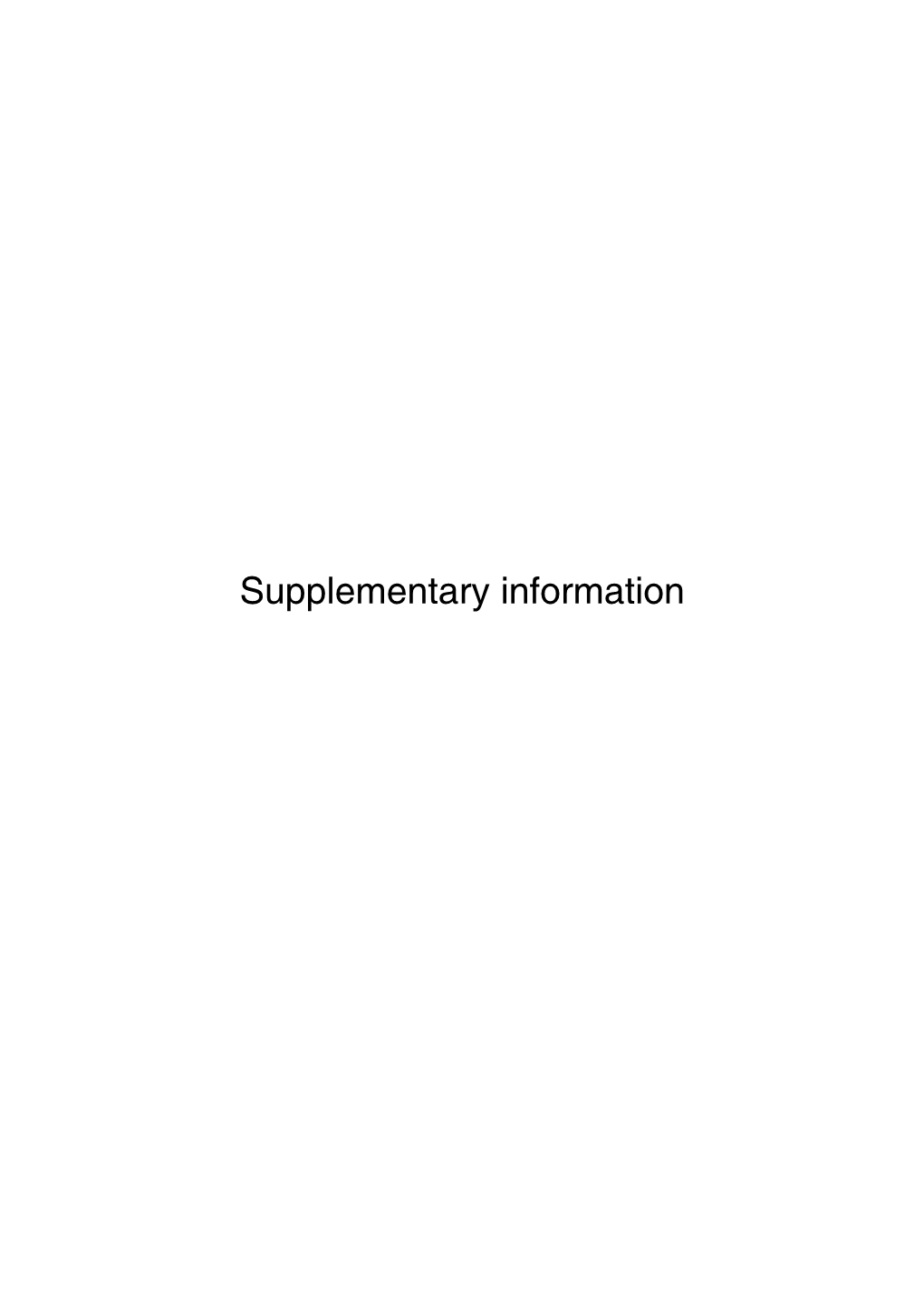 Supplementary Information Supplemental Figure 1