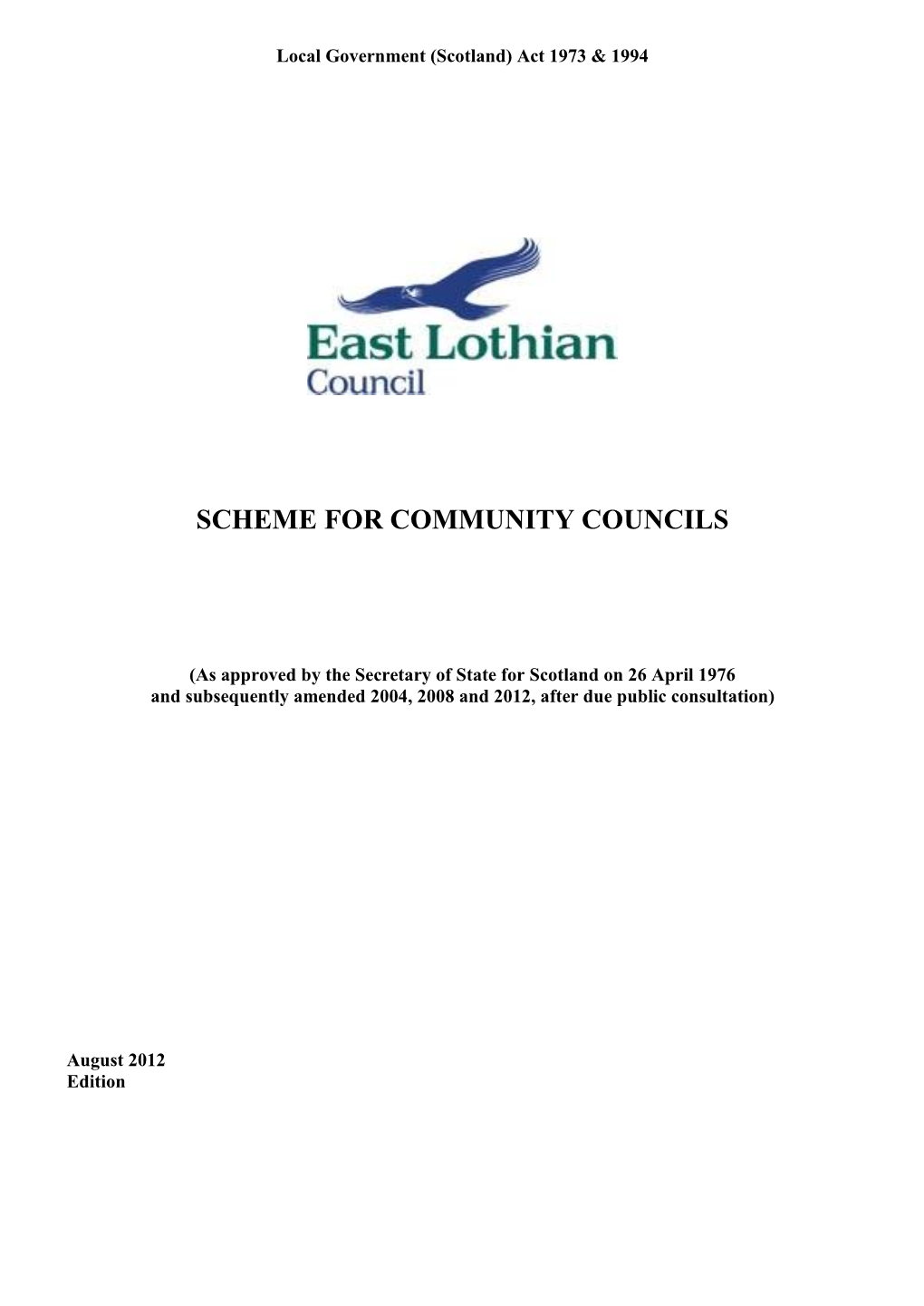 East Lothian Council PDF 128 KB