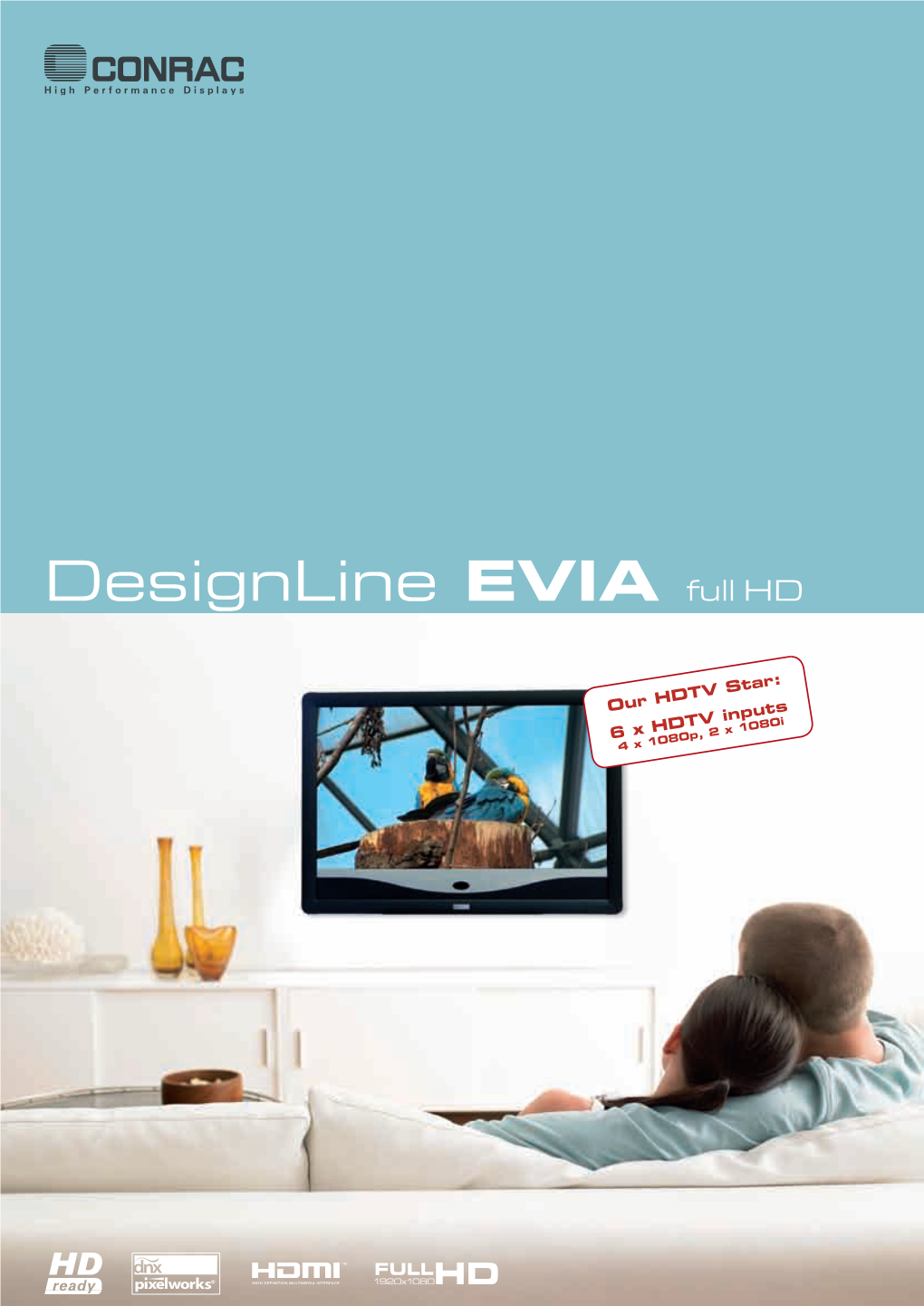 Conrac Designline EVIA 37 Tv User Guide Manual Operating