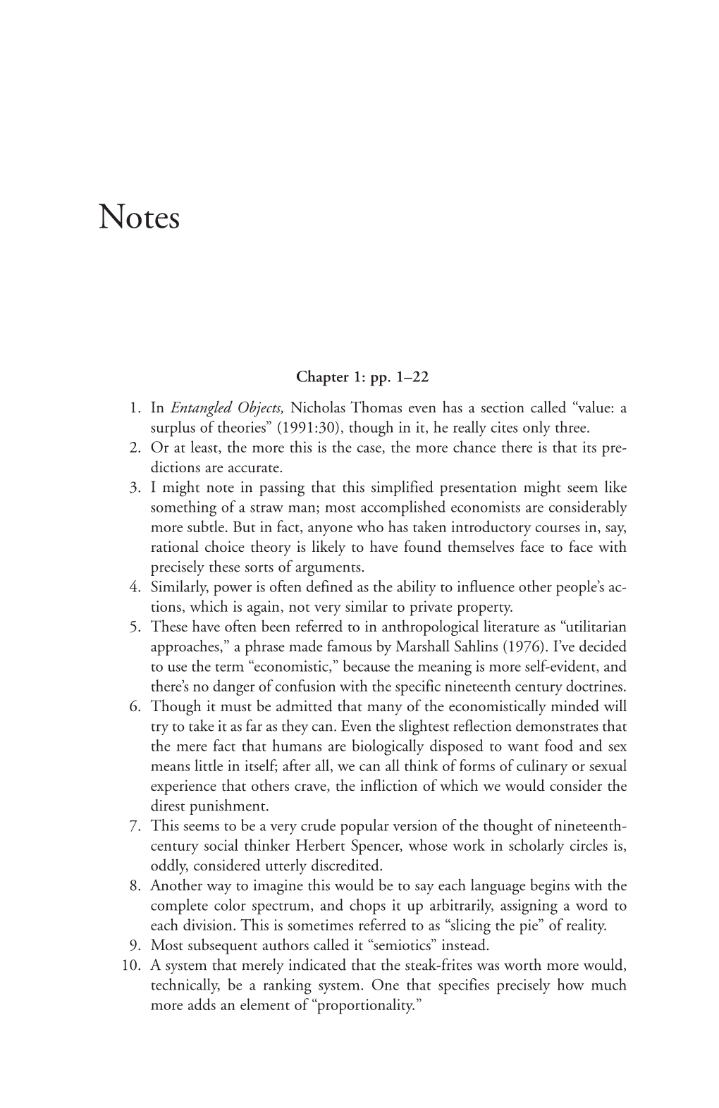 Chapter 1: Pp. 1–22 1. in Entangled Objects, Nicholas Thomas Even Has