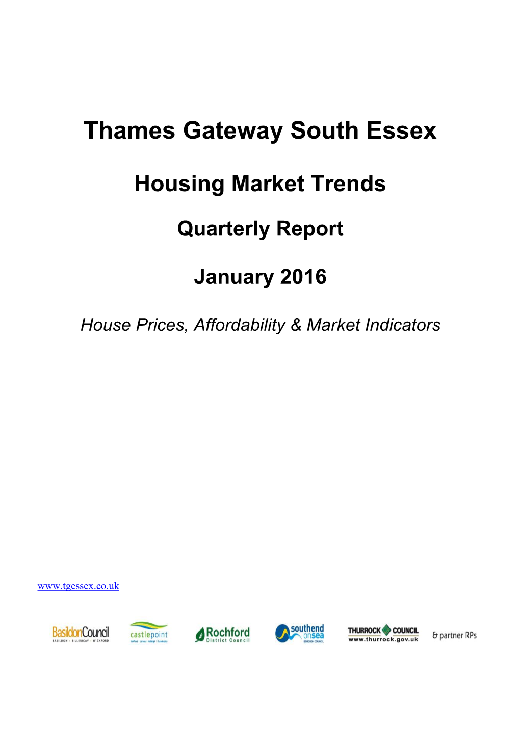 Thames Gateway South Essex Housing Market Trends Q2