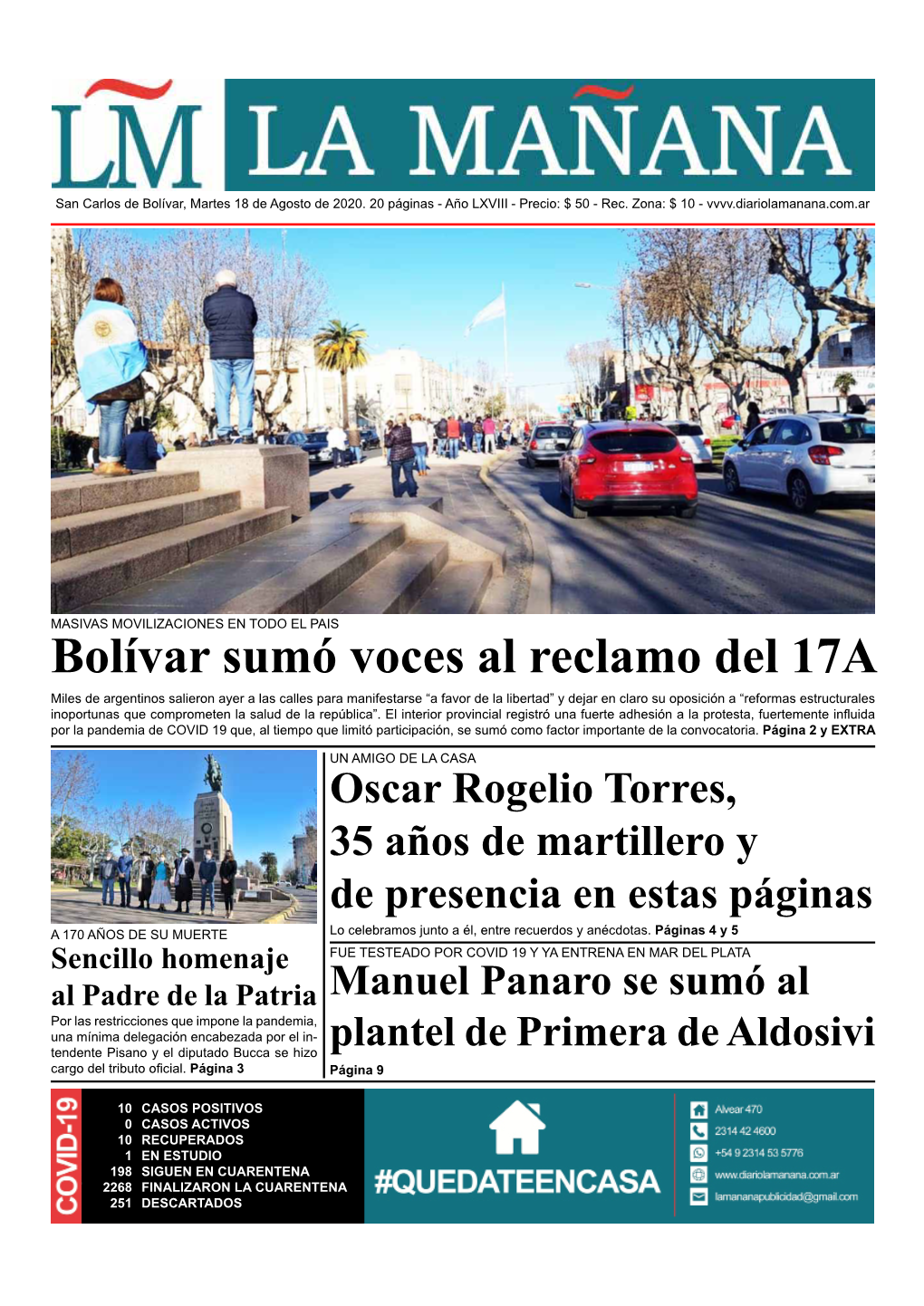 Bolívar Sumó Voces Al Reclamo Del