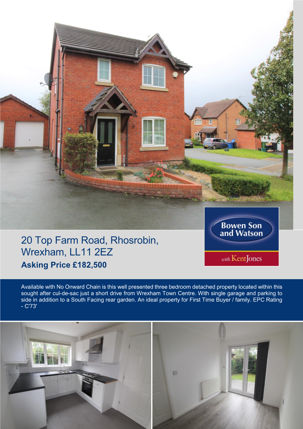 20 Top Farm Road, Rhosrobin, Wrexham, LL11 2EZ Asking Price £182,500