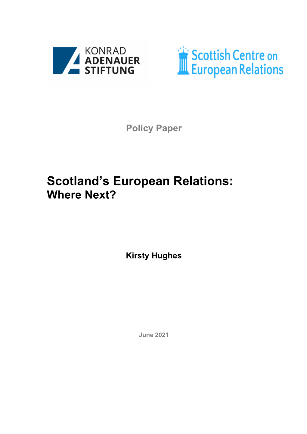 Scotland's European Relations