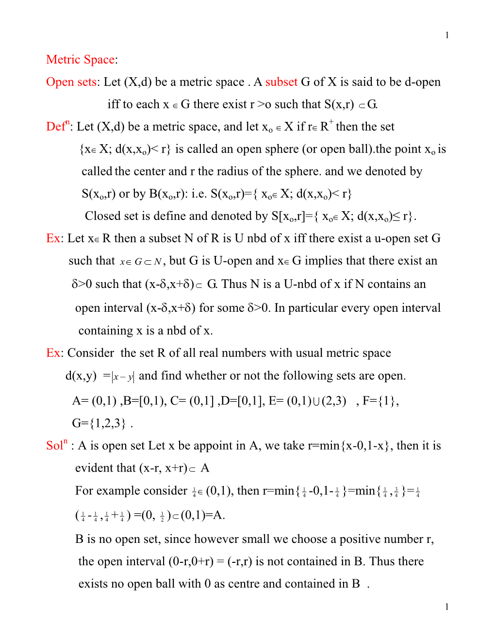 Theorem: Let X Be a Topological Space, and Let a Be a Subset of X Then a Is Closed Iff D(A) A