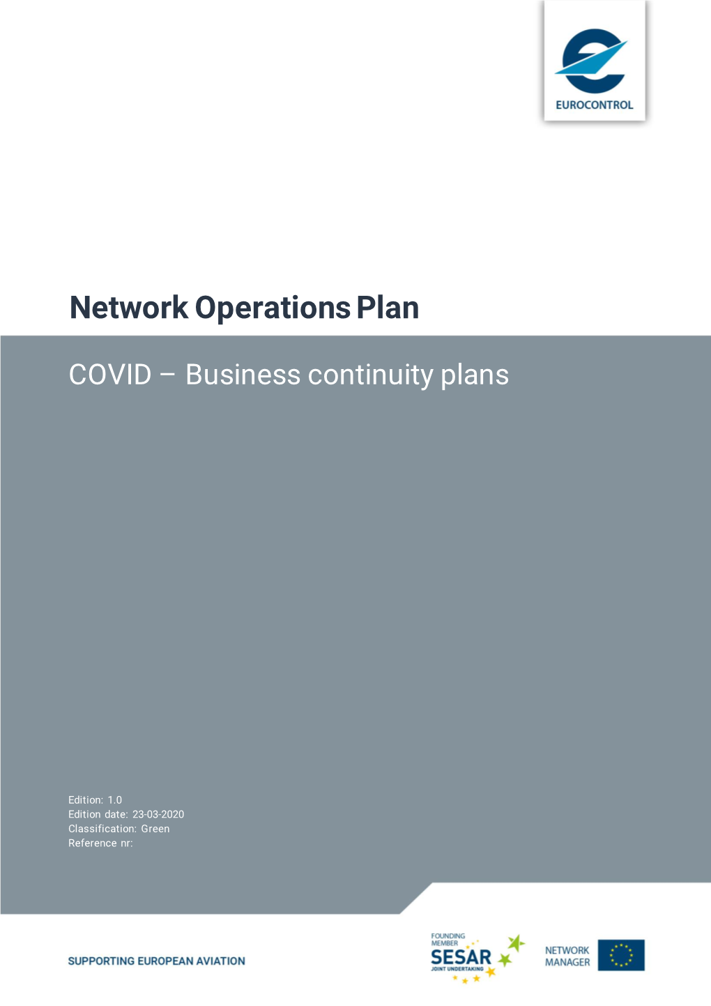 Network Operations Plan
