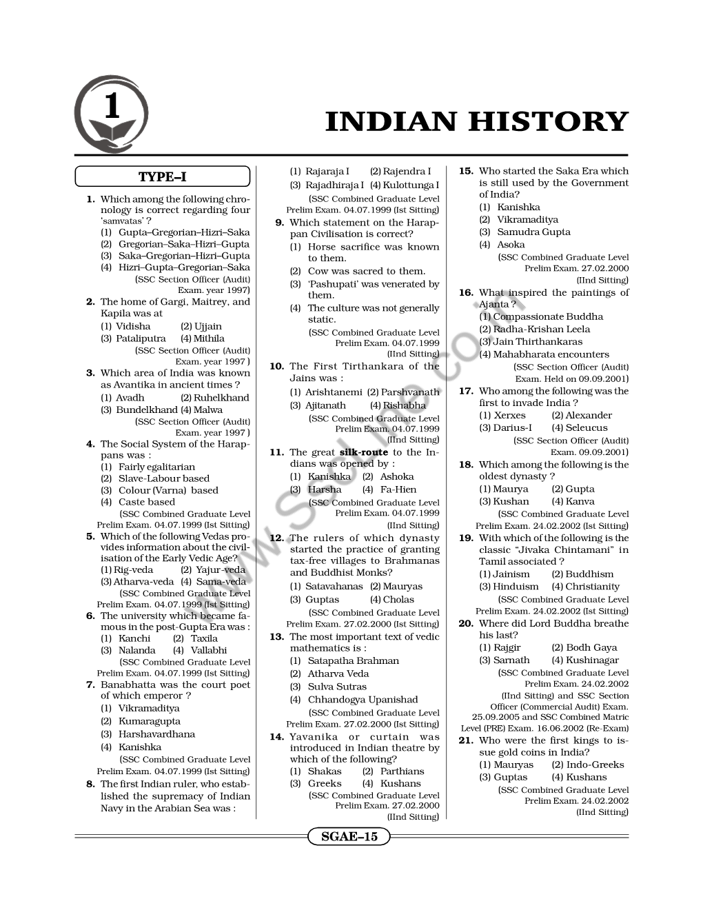 Indian History 1 Indian History