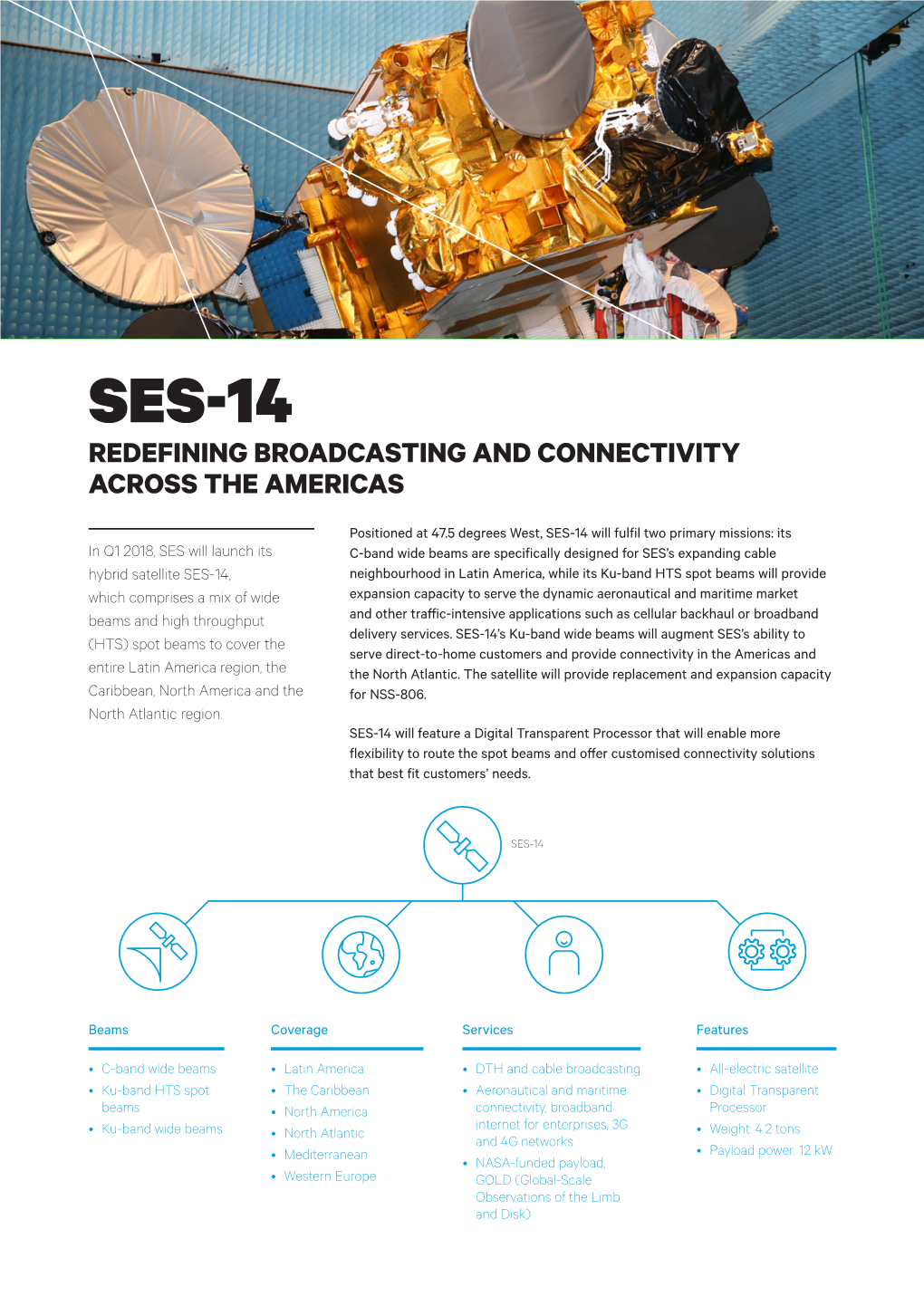 Ses-14 Redefining Broadcasting and Connectivity Across the Americas