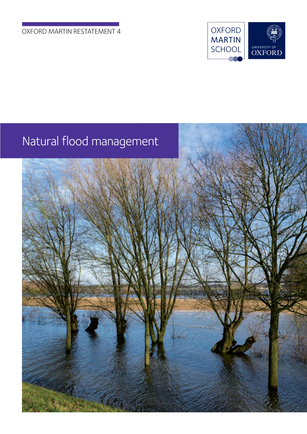 Natural Flood Management Oxford Martin Restatement 4: a Restatement of the Natural Science Evidence Concerning Catchment-Based ‘Natural’ Flood Management in the UK