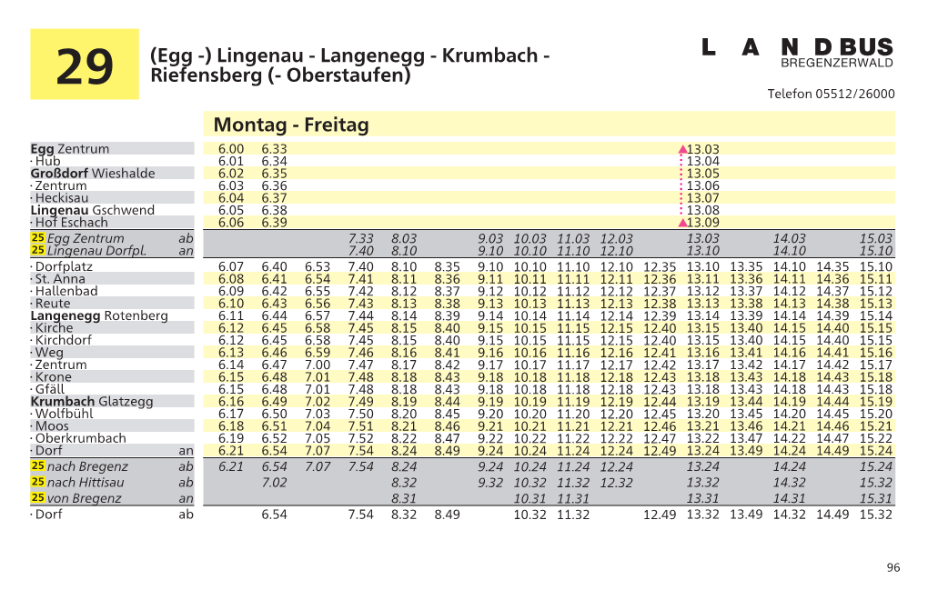 29 (Egg -) Lingenau