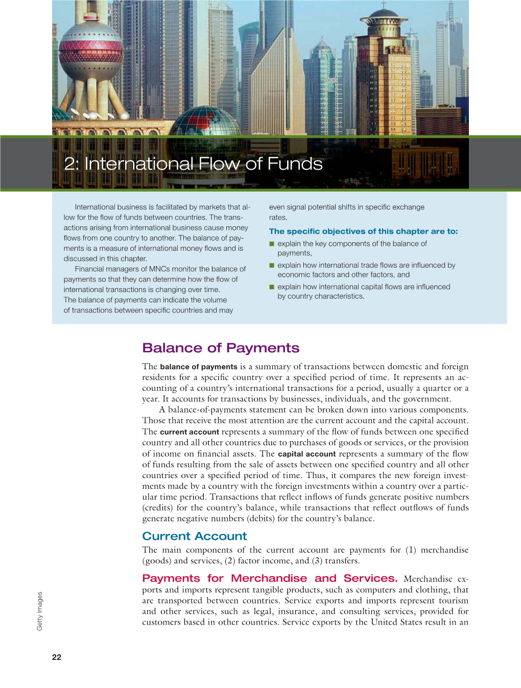 2: International Flow of Funds