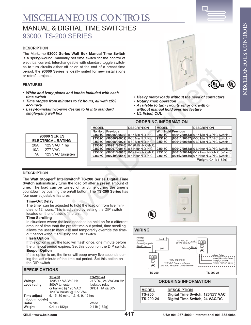 Manual & Digital Time Switches