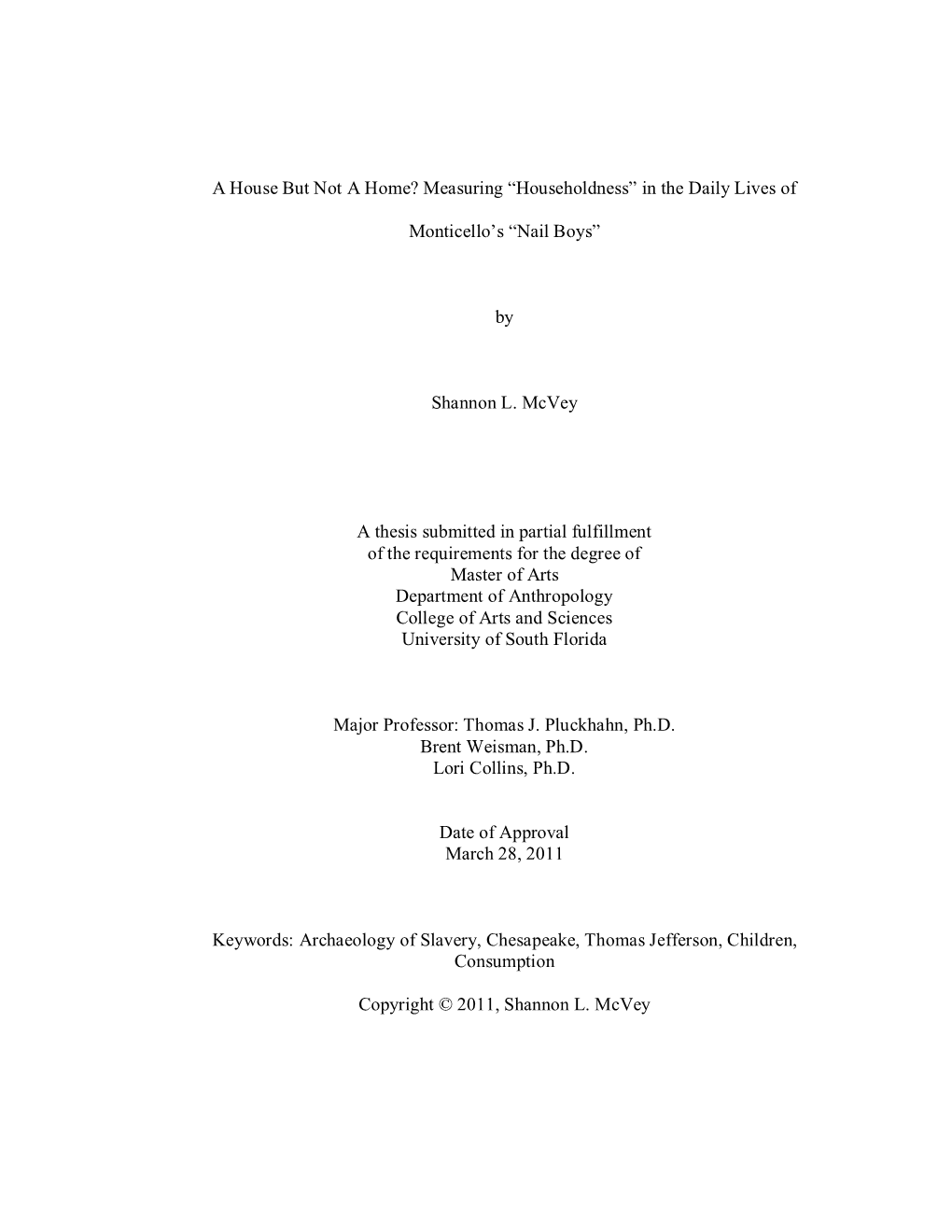 A House but Not a Home? Measuring “Householdness” in the Daily Lives Of