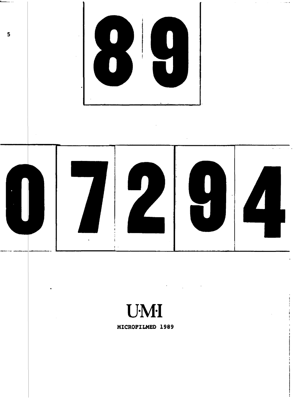 MICROFILMED 1969 INFORMATION to USERS I the Most Advanced Technology Has Been Used to Photo­ Graph and Reproduce This Manuscript from the Microfilm Master