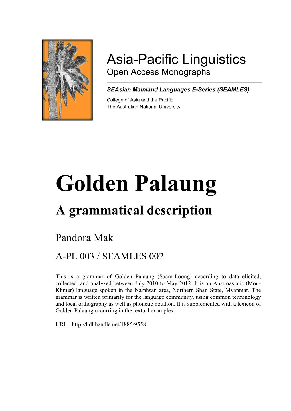 Golden Palaung