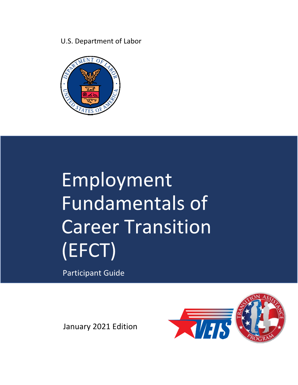 Employment Fundamentals of Career Transition (EFCT) Participant Guide