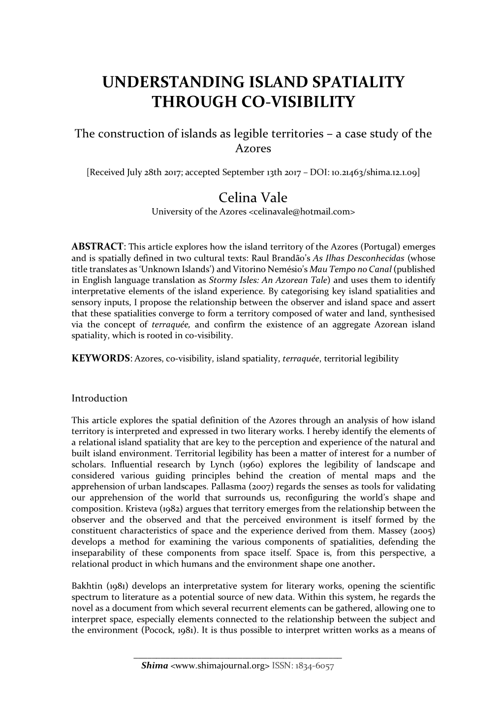 Understanding Island Spatiality Through Co-Visibility