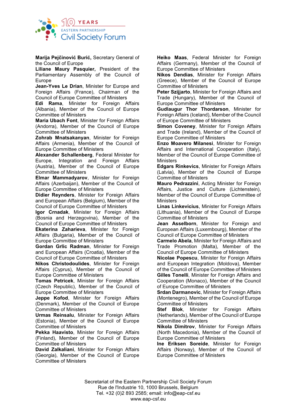 Memorandum on Restoring Participation of the Russian Delegation in the Sessions of the Parliamentary Assembly of the Council of Europe