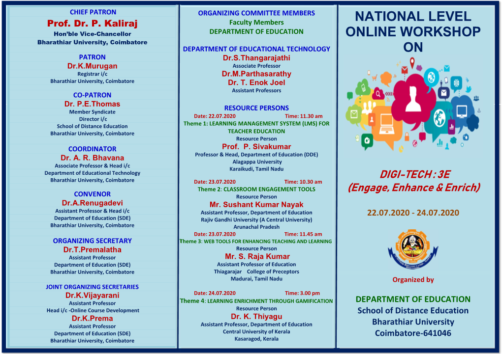 National Level Online Workshop On