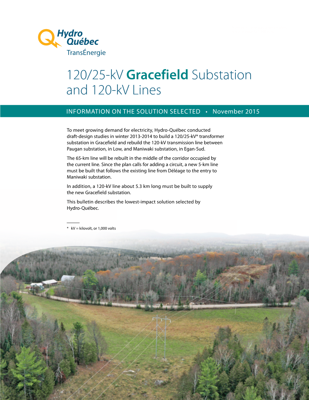 120/25-Kv Gracefield Substation and 120-Kv Lines