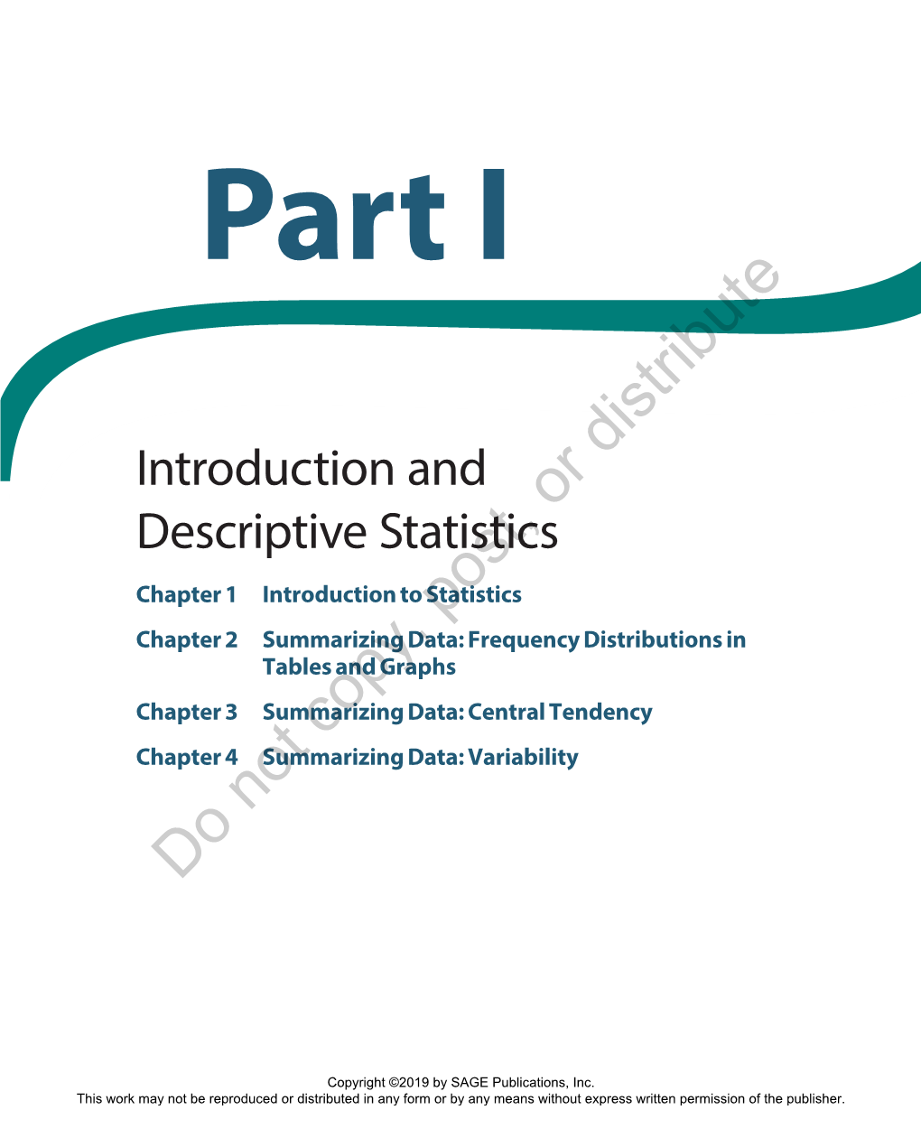 Introduction and Descriptive Statistics