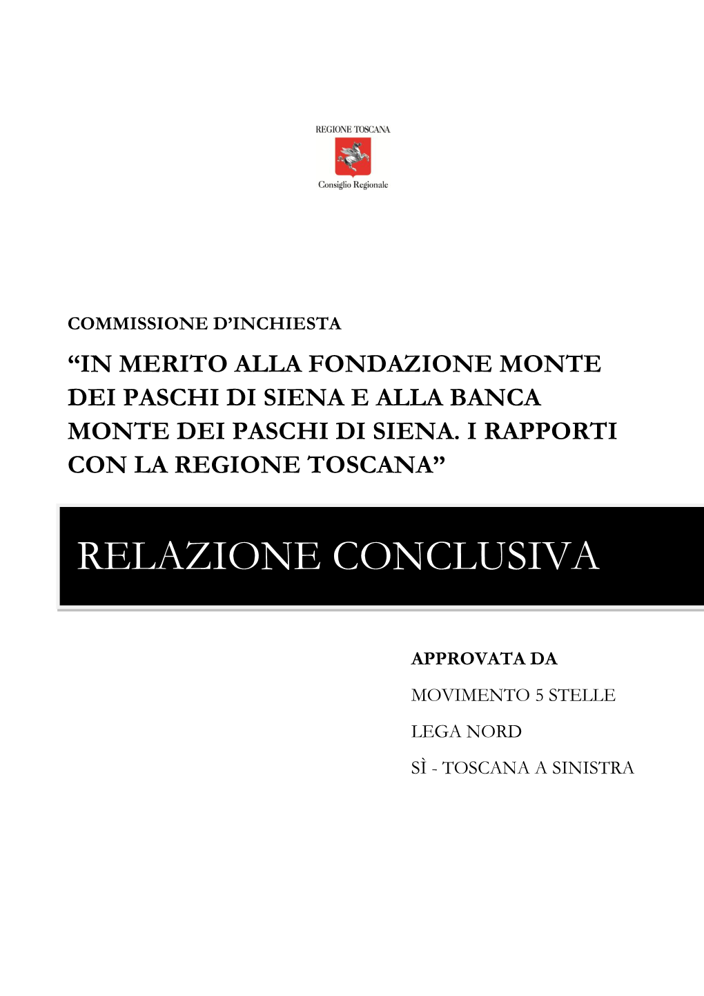 Relazione Conclusiva