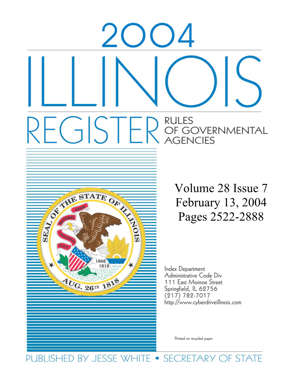 2004 Illinois Register