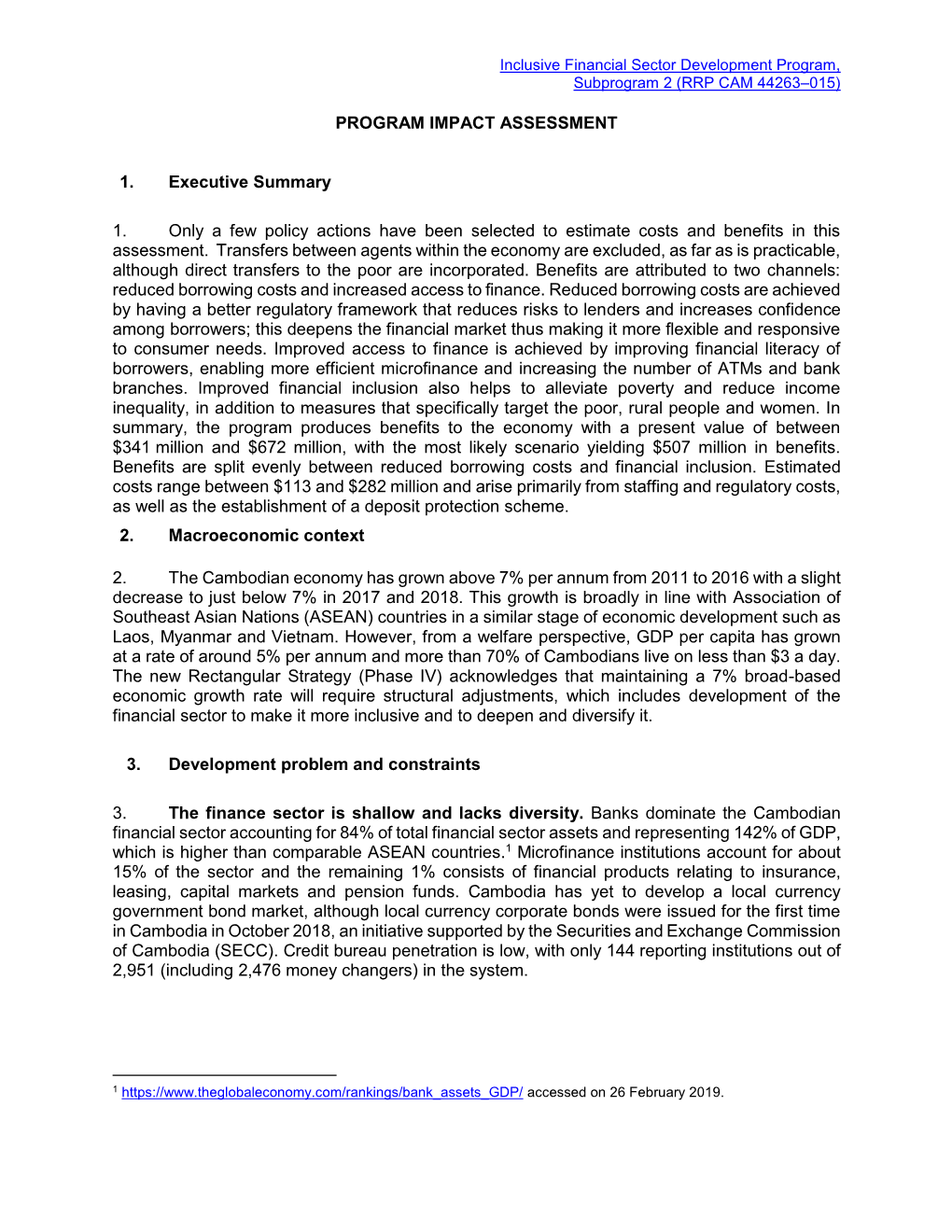 Program Impact Assessment