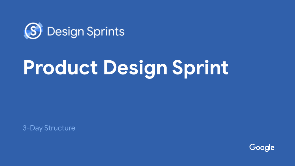 Product Design Sprint