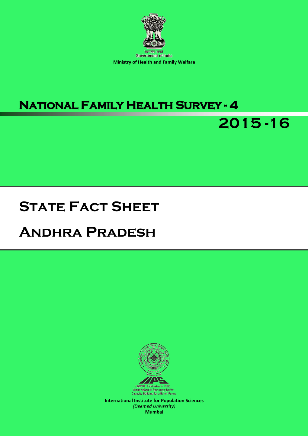 State Fact Sheet Andhra Pradesh