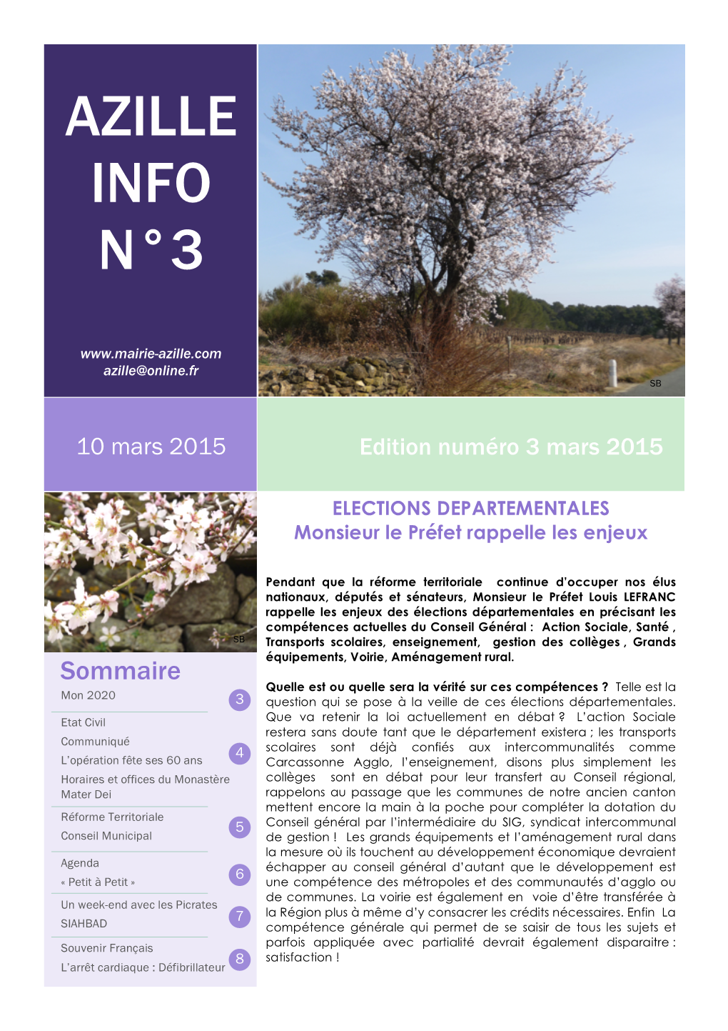 Azille Info N°3