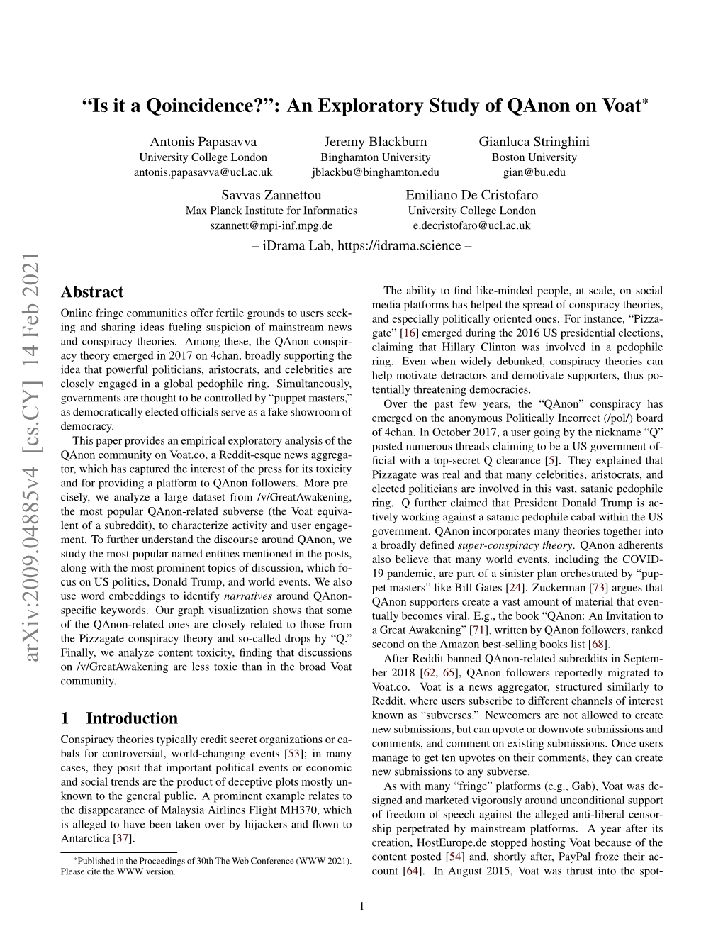 Arxiv:2009.04885V4 [Cs.CY] 14 Feb 2021