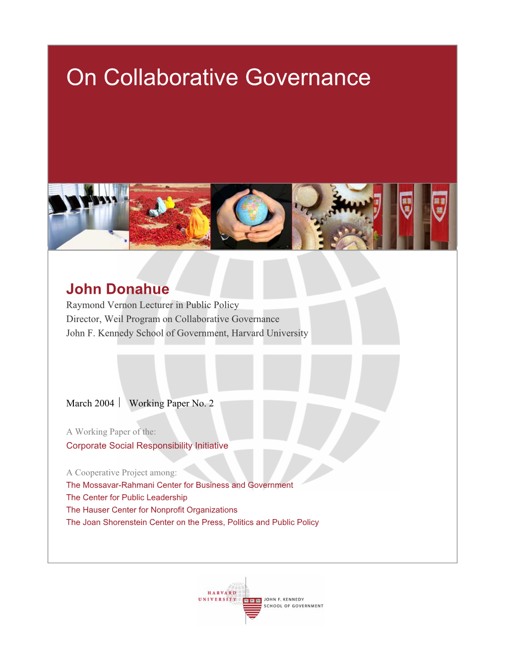 On Collaborative Governance