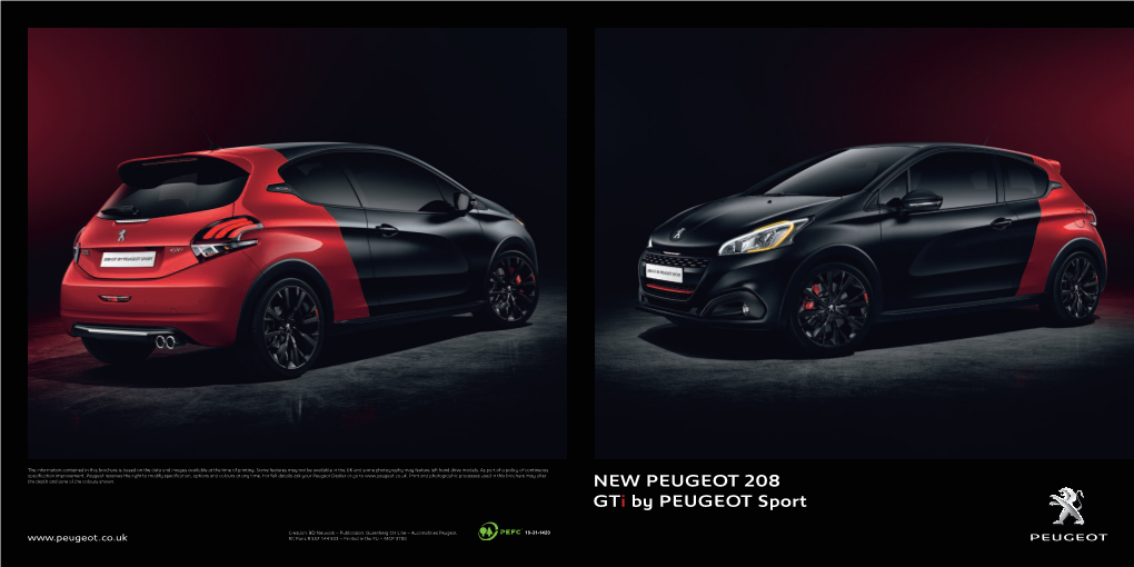 NEW PEUGEOT 208 Gti by PEUGEOT Sport