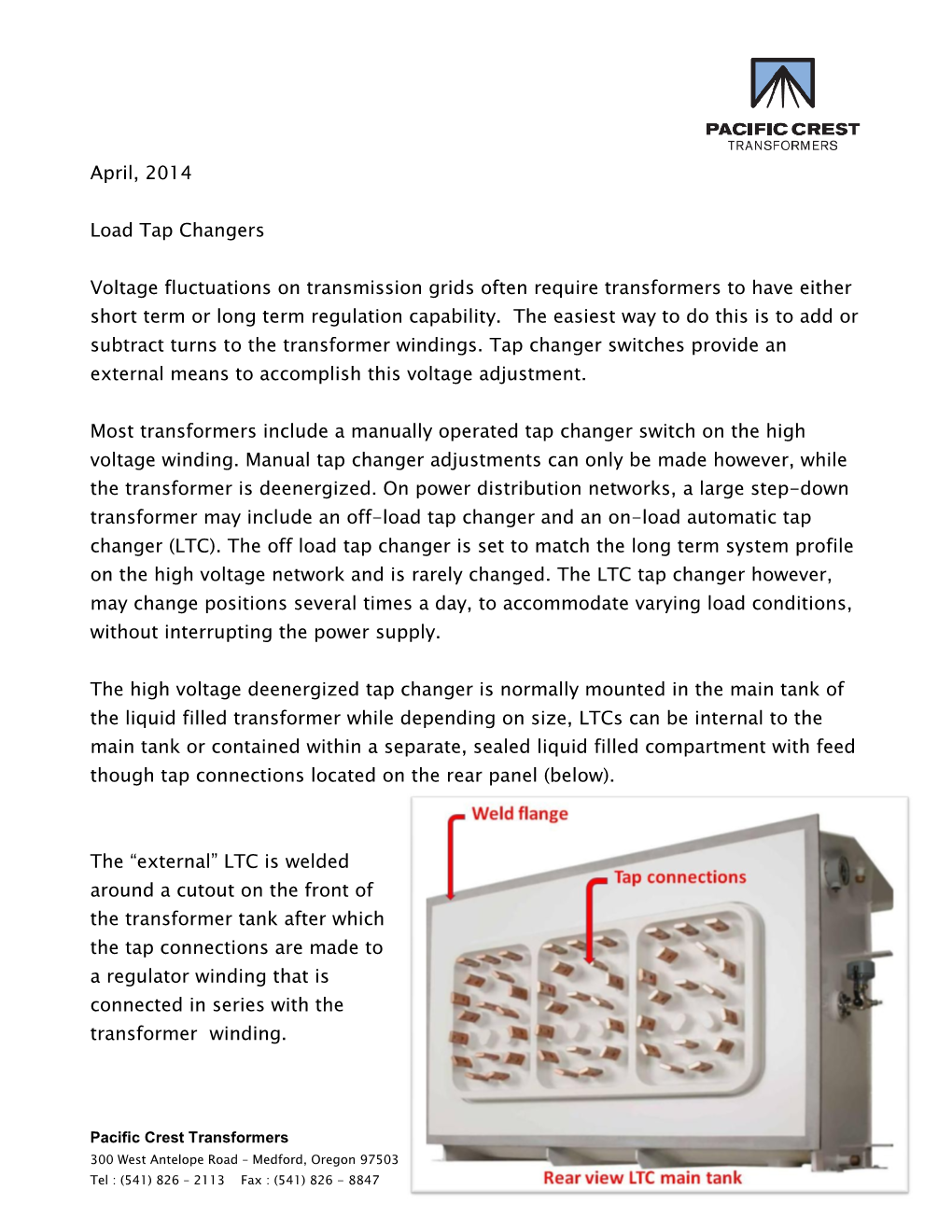 Load Tap Changers