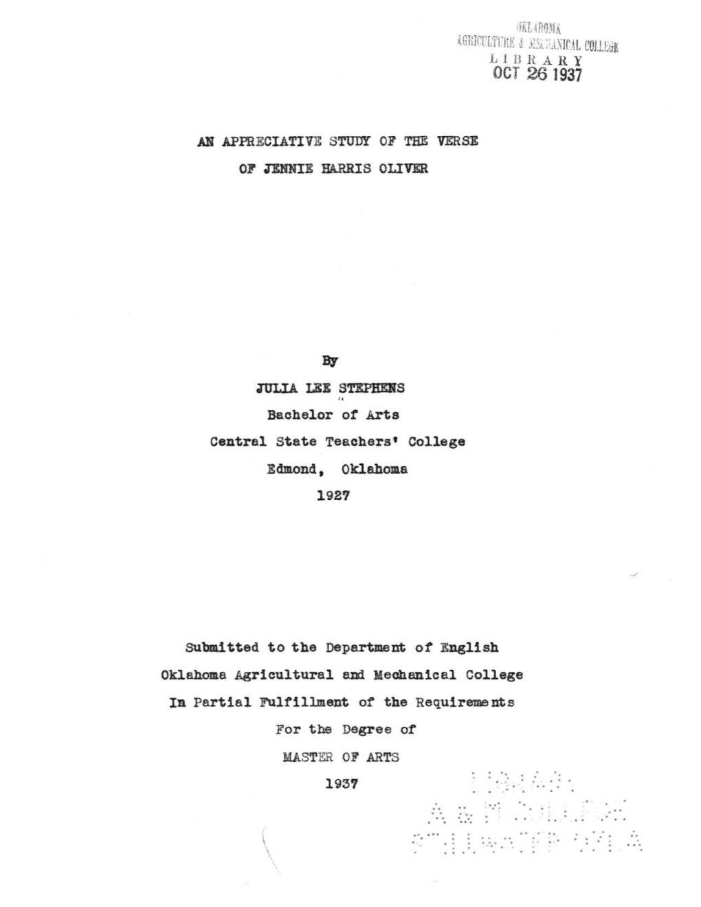 Thesis-1937-St44a.Pdf (6.417Mb)