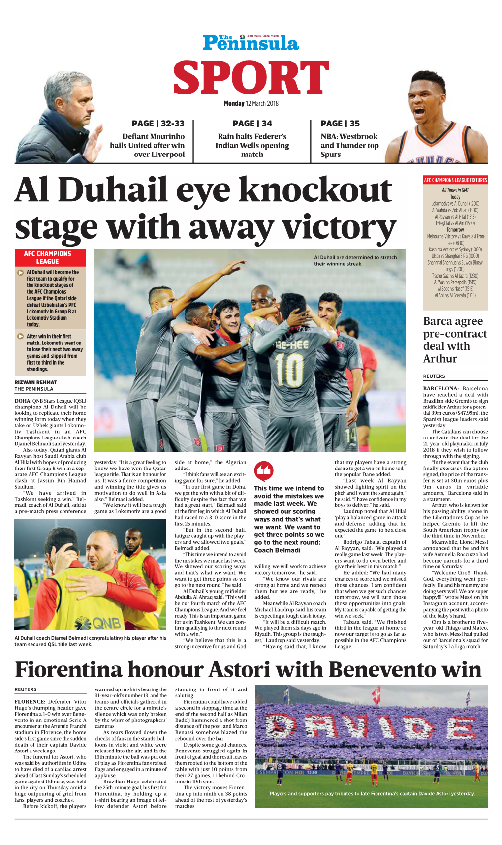 Al Duhail Eye Knockout Stage with Away Victory