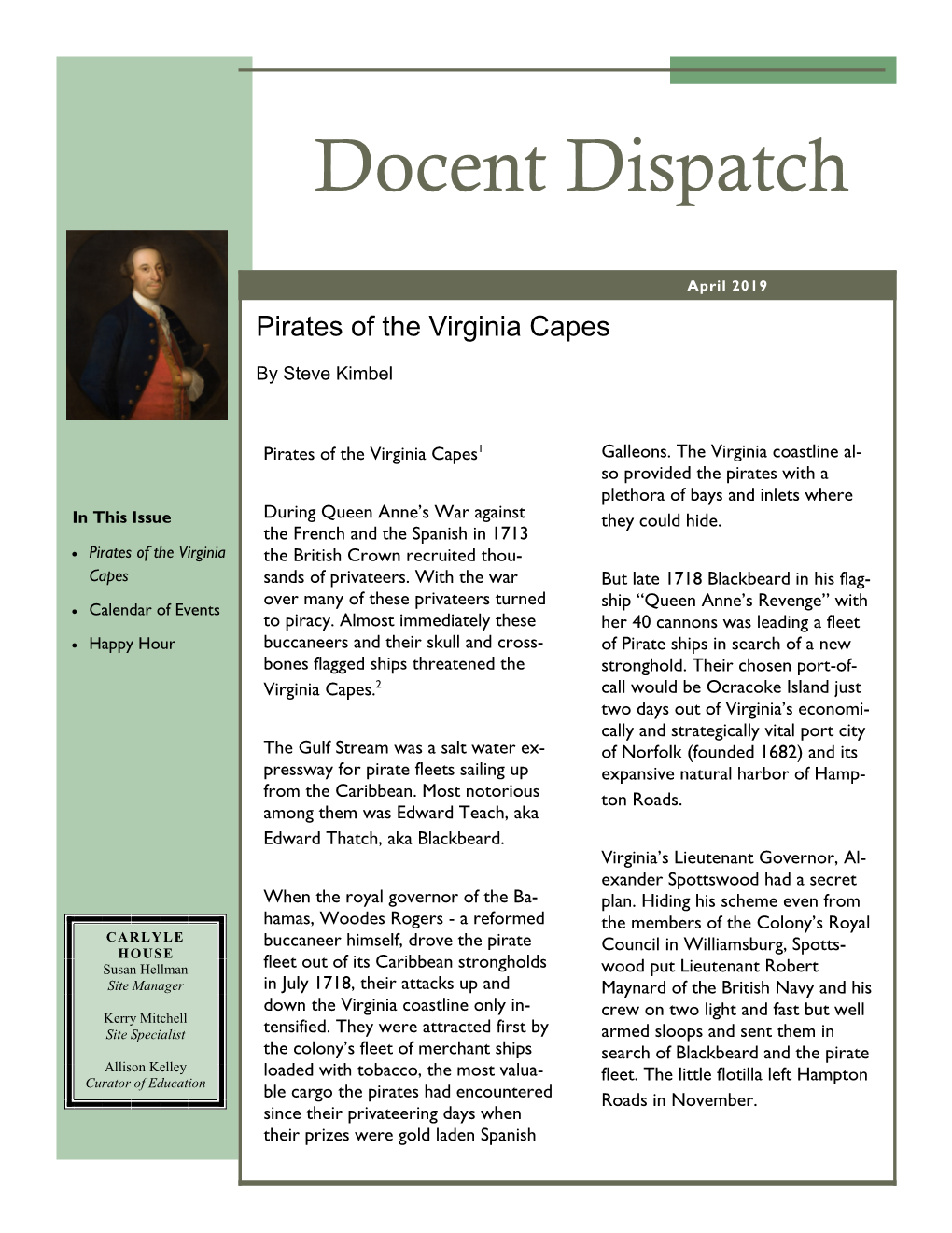 Docent Dispatch