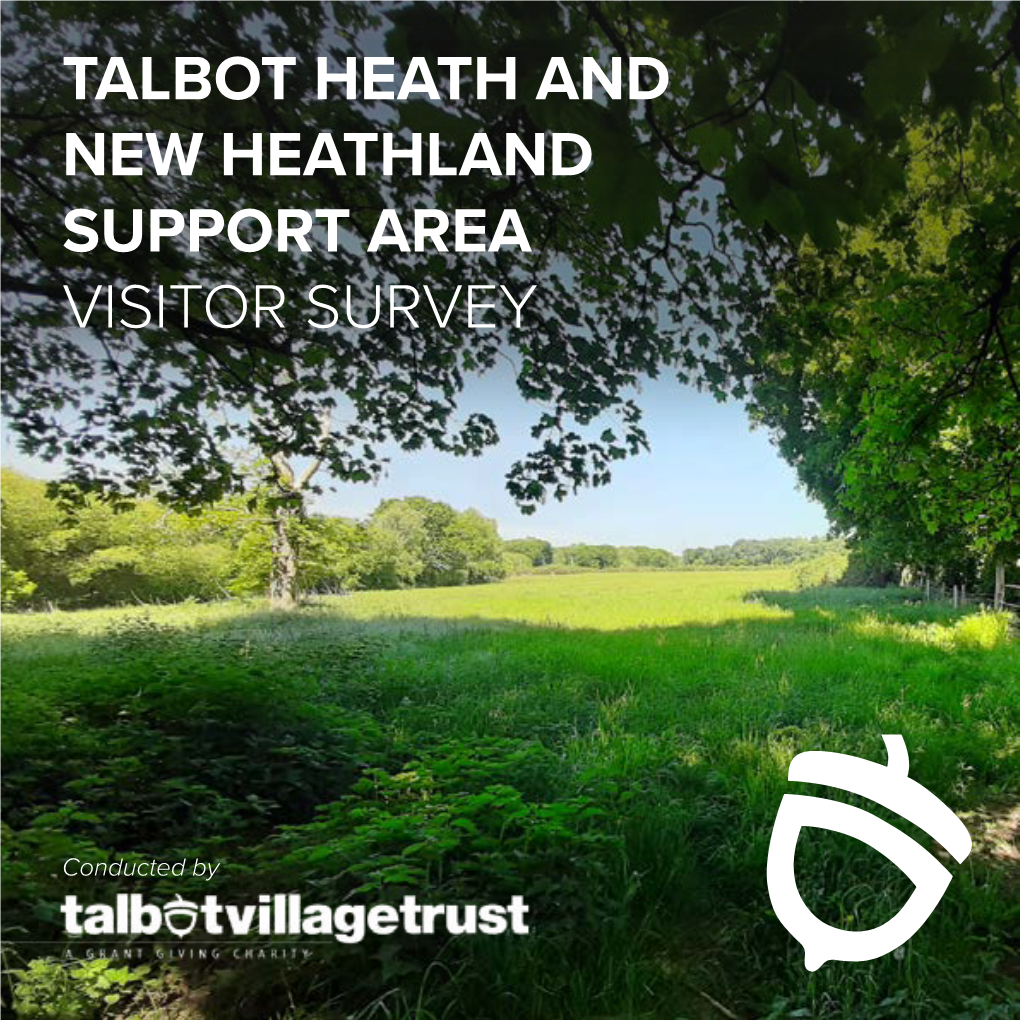 Talbot Heath and New Heathland Support Area Visitor Survey
